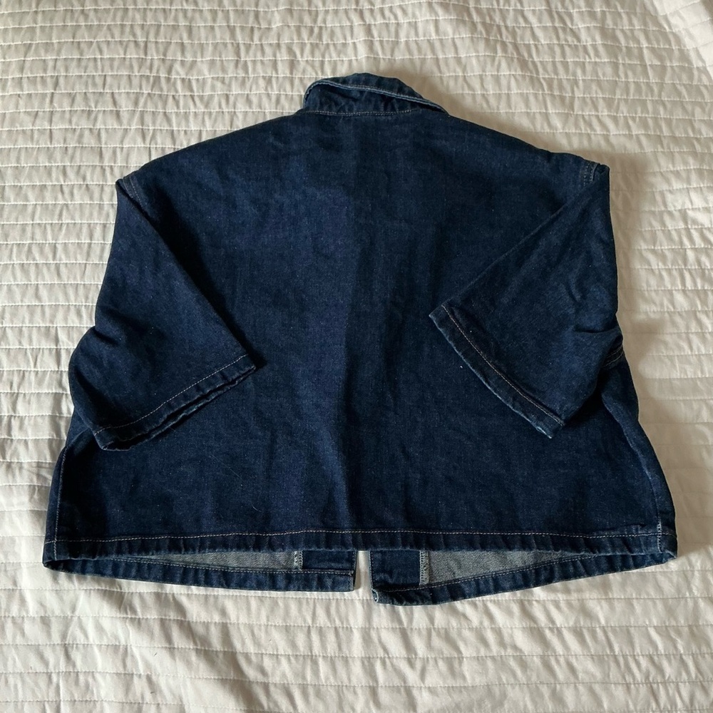 Dark Blue Jean Jacket - Picture 6 of 7